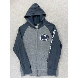 Penn State Nittany Lions Screened Campus Hoodie Jacket (Men's Medium) Gray
